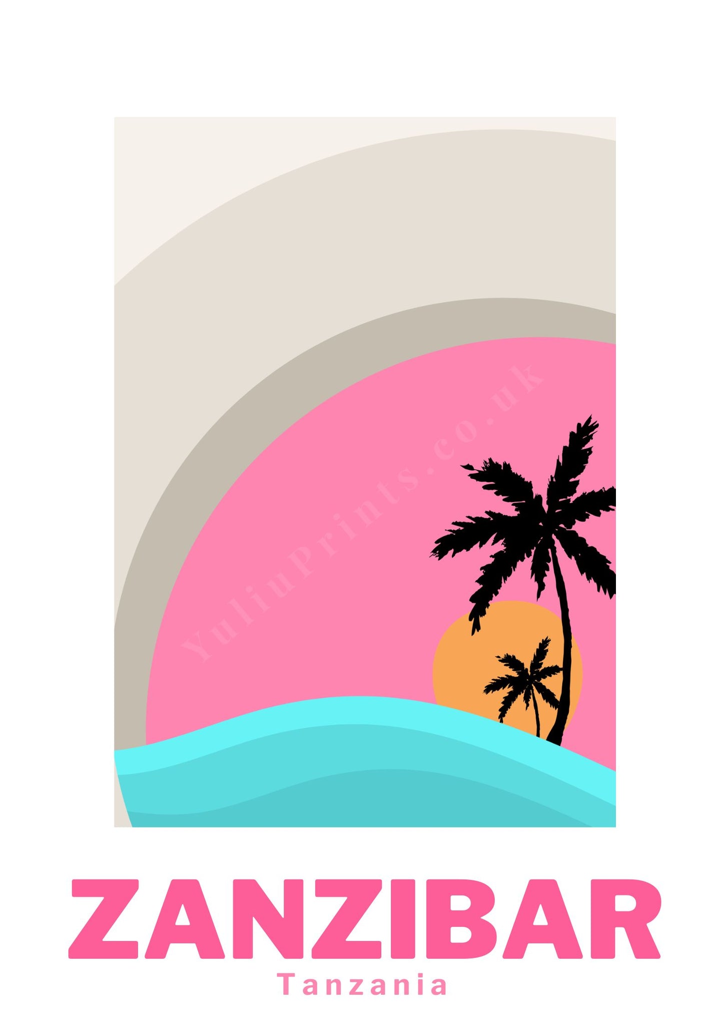 Sunset at Spice Island Print