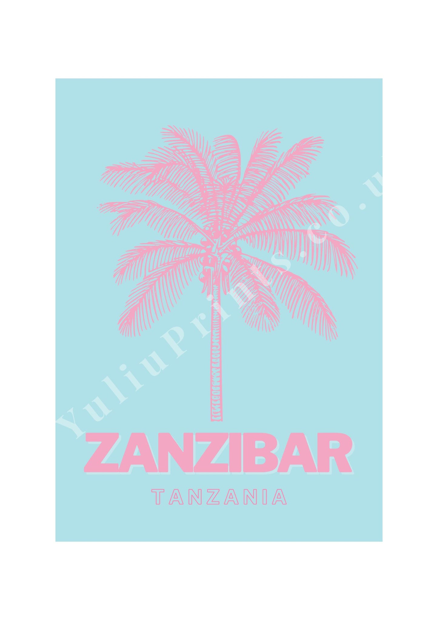 Palm of Zanzibar Print