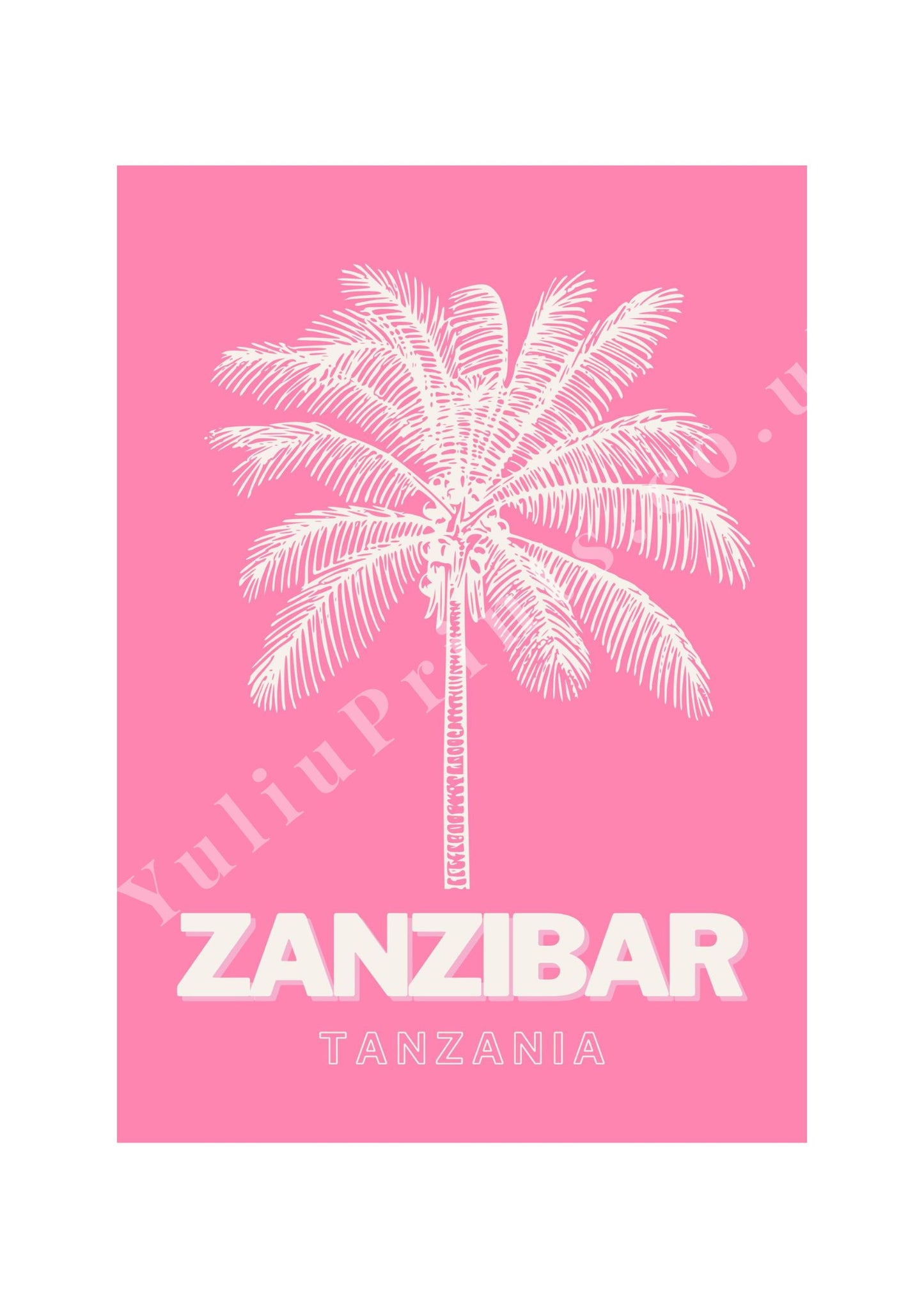 Palm of Zanzibar Print