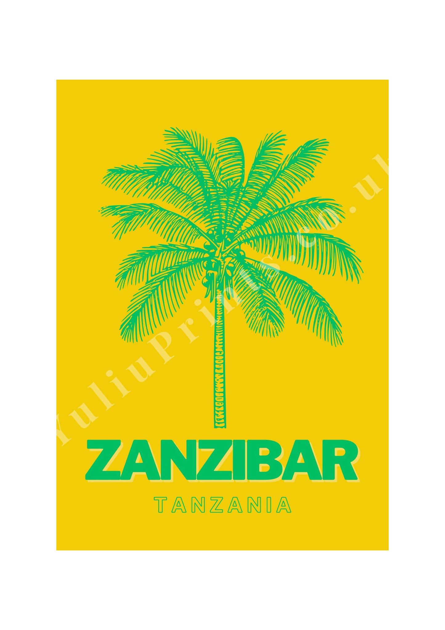 Palm of Zanzibar Print