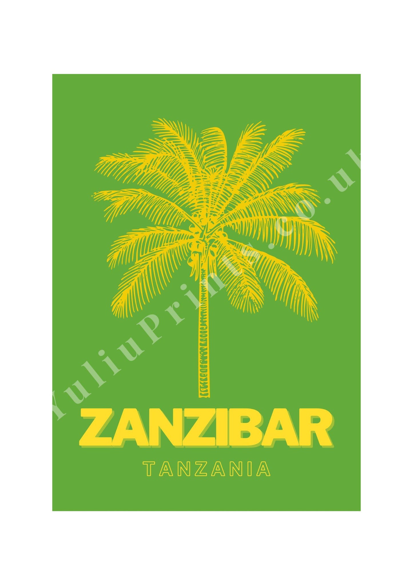 Palm of Zanzibar Print